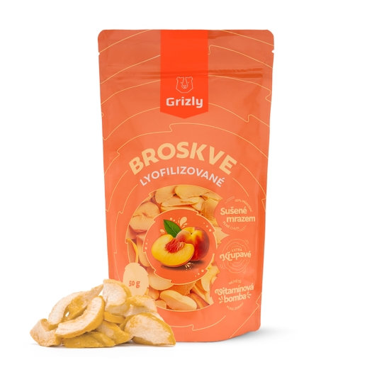 Broskyne lyofilizované